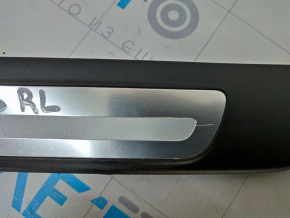 Door sill trim outer rear left Audi A4 B8 08-16 sedan chrome, scratches