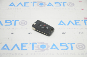 VW Jetta 19 key - 4 buttons, folding, scratches