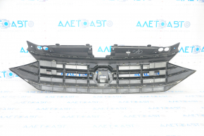 Radiator grill VW Jetta 19- without emblem, sand, darkened chrome