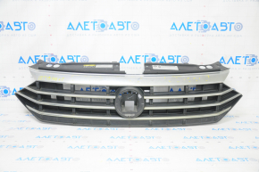 Radiator grill VW Jetta 19- without emblem, sand, darkened chrome