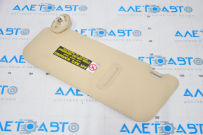 Right visor for Lexus RX350 RX450h 10-15 beige, without hook