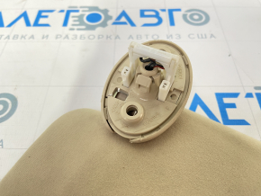 Right visor Lexus RX350 RX450h 10-15 beige, without hook, for dry cleaning, crack in fastening