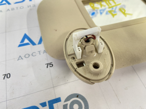 Right visor Lexus RX350 RX450h 10-15 beige, without hook, crack in fastening