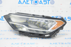 Headlight front left VW Jetta 19- assembled LED, sand