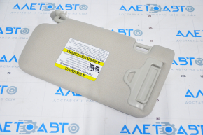 Right visor Subaru Forester 19-SK gray, without hook