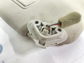 Left visor Subaru b9 Tribeca gray, with backlight, without hook, for dry cleaning, crack in fastening