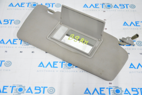 Right visor Subaru b9 Tribeca gray, with backlight, without hook, for dry cleaning