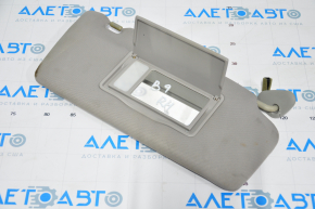 Right visor Subaru b9 Tribeca gray, with backlight, without hook, for dry cleaning
