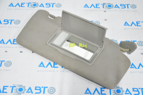 Right visor Subaru b9 Tribeca gray, with backlight, without hook, for dry cleaning