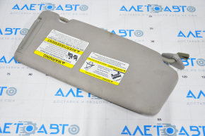 Left visor Subaru b10 Tribeca gray, with backlight, without hook, for dry cleaning