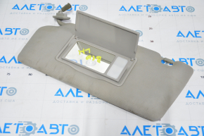 Left visor Subaru b10 Tribeca gray, with backlight, without hook, for dry cleaning