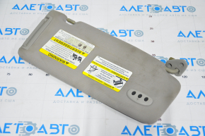 Left visor Subaru b10 Tribeca gray, with control, with backlight, without hook, for dry cleaning