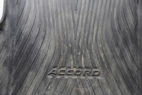 Trunk mat Honda Accord 18-22 rubber black, scratches