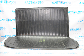 Trunk mat Subaru Outback 15-19 rubber, black, tears
