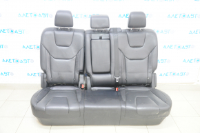Rear row of seats 2 row Ford Edge 15- leather black, electric, Titanium, under cleaning