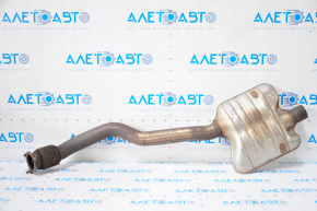 Exhaust line middle part Audi A4 B8 13-16 rest 2.0T, broken studs, dented, torn mesh