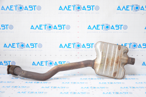 Exhaust line middle part Audi A4 B8 13-16 rest 2.0T, broken studs, dented, torn mesh
