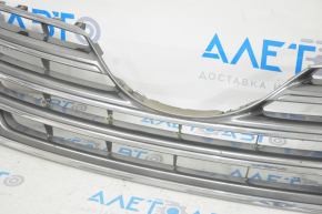 Radiator grill grill Toyota Camry v40 07-09 hybrid, chrome, broken honeycombs, sand, scratches