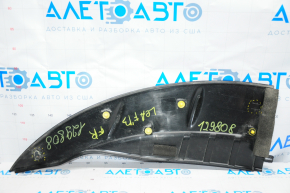 Hood gill trim right Nissan Leaf 13-17 broken crepe, scratches