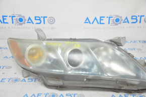 Headlight front right Toyota Camry v40 07-09 bare, hybrid, halogen, for polishing, micro-cracks