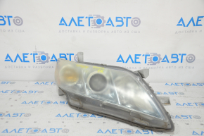 Headlight front right Toyota Camry v40 07-09 bare, hybrid, halogen, for polishing, micro-cracks
