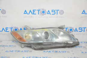 Headlight front right Toyota Camry v40 07-09 bare, hybrid, halogen, for polishing, micro-cracks