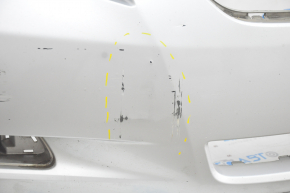 Front bumper bare Toyota Camry v40 07-09 silver, dent, pressed, scratches
