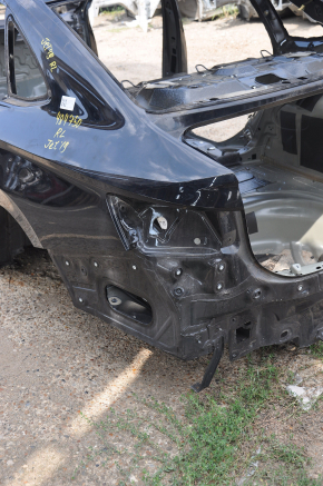 Quarter wing rear left VW Jetta 19- black, on the body, bumps