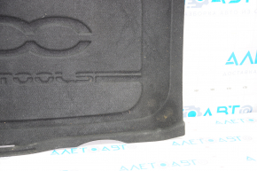 Trunk floor mat Fiat 500X 16 - black, dry cleanable