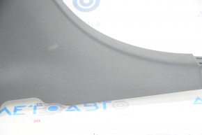 Lower left center pillar trim Ford Edge 15 - black, plastic turned white, scratches