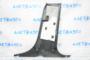 Lower left center pillar trim Ford Edge 15 - black, plastic turned white, scratches
