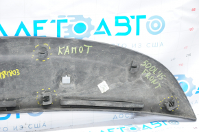 Fiat 500L 14 hood trim - broken mount, scratches