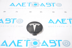 Tesla Model Y 20 Wheel Center Cap - Black, Worn