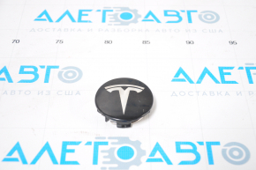 Tesla Model Y 20 Wheel Center Cap - Black, Worn