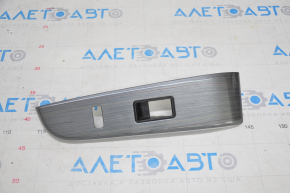 Front right window lifter control trim Toyota Camry v50 12-14 usa, gray wood, scratches