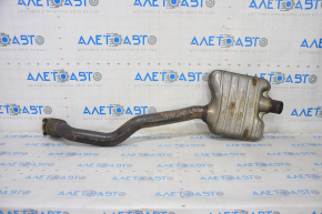 Exhaust line middle part Audi A4 B8 13-16 rest 2.0T studs sawed off, mesh torn