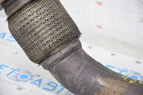 Exhaust line middle part Audi A4 B8 13-16 rest 2.0T studs sawed off, mesh torn