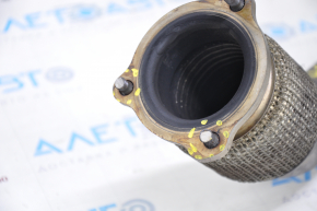 Exhaust line middle part Audi A4 B8 13-16 rest 2.0T studs sawed off, mesh torn