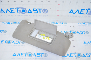 Right visor Subaru b10 Tribeca gray, with backlight, without hook, for dry cleaning