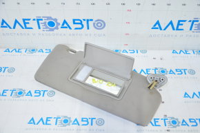 Right visor Subaru b10 Tribeca gray, with backlight, without hook, for dry cleaning