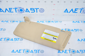 Right visor Subaru b10 Tribeca beige, with backlight, without hook, for dry cleaning