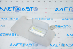 Right visor Subaru Forester 14-18 SJ gray. large, without hook, for dry cleaning