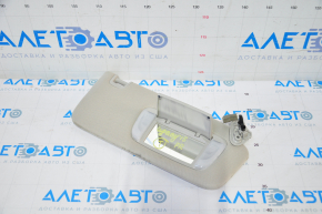 Right visor Subaru Legacy 15-19 gray, without hook, for dry cleaning
