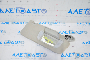 Right visor Subaru Legacy 15-19 gray, without hook, for dry cleaning