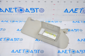 Right visor Mitsubishi Outlander 14-21 beige, without hook, without plug, type 1