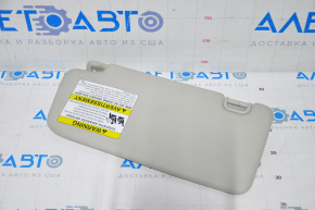 Right visor Subaru XV Crosstrek 13-14 gray, without hook