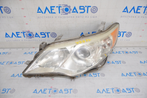 Headlight front left Toyota Camry v50 12-14 bare usa LE, sand, crack crepe, poke