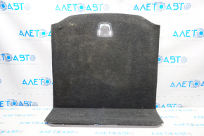Cadillac ATS 13 trunk floor - black, chrome handle, burnt, scratches, tear, dry cleaning