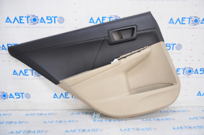 Door trim card rear left Toyota Camry v50 12-14 usa beige, scratches