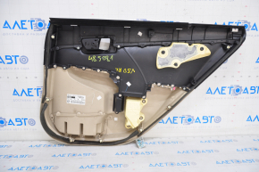 Door trim card rear left Toyota Camry v50 12-14 usa beige, scratches